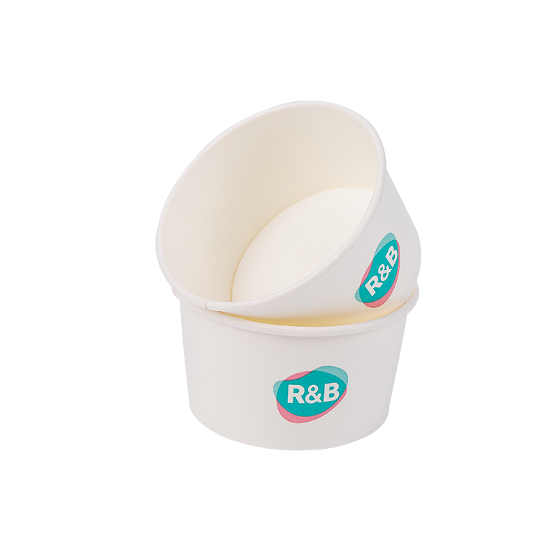 Coppette per gelato in carta biodegradabile usa e getta da 8 once