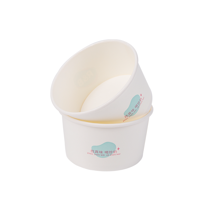 Coppette per gelato in carta biodegradabile usa e getta da 8 once