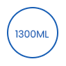 Ciotola di carta per insalata biodegradabile usa e getta da 1300 ml icon